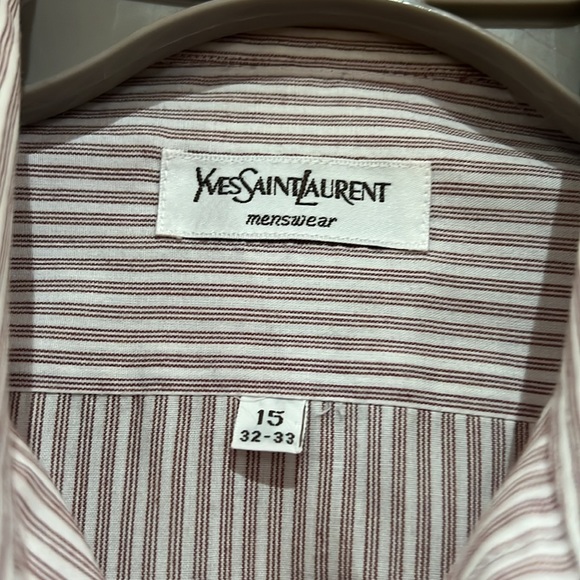 Yves Saint Laurent Button Up, size 15, 32/33 - Picture 2 of 3